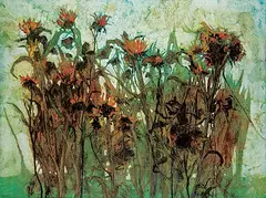Gary Ripley, Untitled - Sunflower Bouquet, 1993, oil on canvas