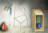Kenneth A. Webb, Untitled - Box Interior, mixed media on paper
