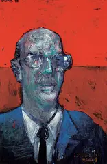 Noah Becker, Untitled - Blue Suit, 1995, oil on canvas