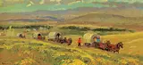 Sheryl Lamar Bodily, Untitled - The Convoy, oil on canvas