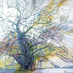 Jennifer Blair, Etude, acrylic on canvas