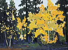 Leyda Campbell, Birch, 1974, acrylic on wood board