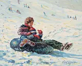 Littorio del Signore, 5 Janvier, 1980, oil on canvas