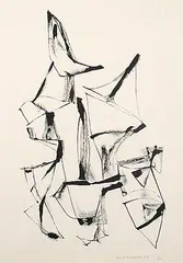 Albert Dumouchel, L'affiche #5/35, 1958, lithograph on paper
