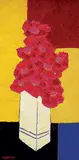 David J. Edwards, October Reds, acrylic on canvas