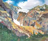 Rosemarie Gall, Untitled - Spring Melt, 1979, acrylic on canvas