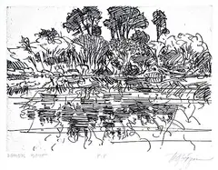 Edward William Godwin, Lower Bow #PP, etching on paper