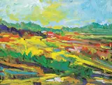 Lissi Legge, California Here I Come, oil on canvas