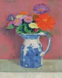 Thomas Reid MacDonald, Flowers, oil on canvas