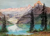 Thomas Mower Martin, Untitled - Sunset on the Mountains