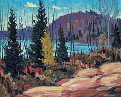 William Parsons, McCoy Lake [Near Whitney, Ontario], oil on canvas board