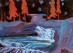 Michael Pisko, West of Coleman Near Sentinel, 1947, oil on paper board