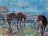 Jack Rigaux, Untitled - Watering the Horses