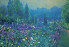 Helen Rogak, Alliums, 1994, oil on canvas