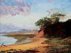 George Thomas Rope, Untitled - The Quiet Cove, oil on canvas