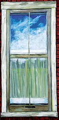 Old Mr. Trudell's Place by Mady Thiel-Kopstein, 2012, acrylic on canvas, sold May 2020