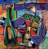 Eric Dennis Waugh, Big on Wine #2, acrylic on canvas