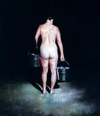 Jason Bartziokas, Dorianne 5, 2005, acrylic on board