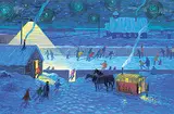William Roy Brownridge, Skating Rink at Night