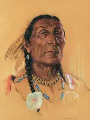 Nicholas Raphael de Grandmaison, Turning Robe, pastel on sandpaper