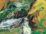 Vicky Marshall, Mayne Island Tide Pool II, 1996, oil on canvas