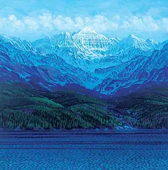 Randolph T. Parker, Pinnacle to the Sky, 2011, acrylic on canvas