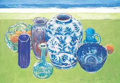 Joseph Francis Plaskett, Still Life with Persian Jar #2, 2002, oil on canvas