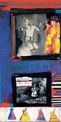 Jane Ash Poitras, Fire Shaman, 1998, mixed media on canvas