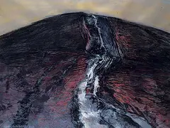 Chris S. Flodberg, Untitled - North Hill, 2002, mixed media on paper
