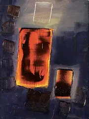 Douglas Haynes, Felipe Study, 1989, acrylic on paper