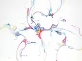 Alex Janvier, Untitled - Detailed Movement