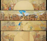 William Andrew Willy Pogany, Untitled - History of the World - Study for a Mural, watercolour and graphite on paper boards
