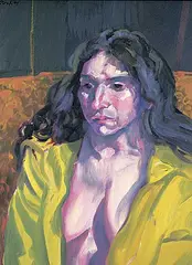 Noah Becker, Untitled - Woman in Yellow, 1994, oil on canvas