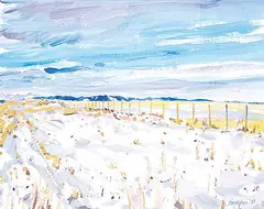 Ken Christopher, West of Calgary, 1977, acrylic on canvas