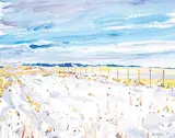 Ken Christopher, West of Calgary, 1977, acrylic on canvas