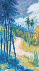 Diana Dean, Northview, 1983, pastel on paper