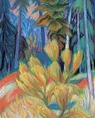 Diana Dean, Broom at the North End, 1986, pastel on paper