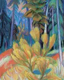 Diana Dean, Broom at the North End, 1986, pastel on paper