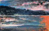 Mark Holliday, Landscape Study - Maryport, 2011, mixed media and assemblage on board