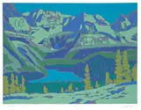 Illingworth Kerr, O'Hara Night #A/P, colour silkscreen on paper