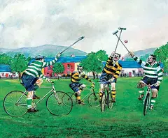 Will Millar, An Irish Polo Match [Where's the Bloody Ponies?], 2012, oil on canvas