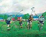 Will Millar, An Irish Polo Match [Where's the Bloody Ponies?], 2012, oil on canvas
