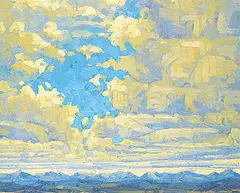 William James Parker, Mountain Vista, 2002, oil on canvas