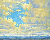 William James Parker, Mountain Vista, 2002, oil on canvas