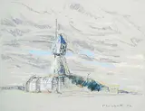 Joseph Francis Plaskett, Untitled - The Old Windmill
