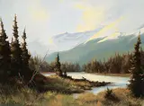 Karl E. Wood, White Goat Pass - Banff Nat.'l Park