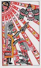 Tony Hunt, Baptism Mural #369/400, 1976, colour silkscreen on paper