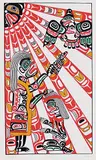 Tony Hunt, Baptism Mural #369/400, 1976, colour silkscreen on paper