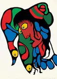 Norval Morrisseau, A Vision to its Soul #8/195, colour silkscreen on paper