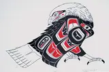 Richard Shorty, Eagles #79/200, 1989, colour lithograph on paper